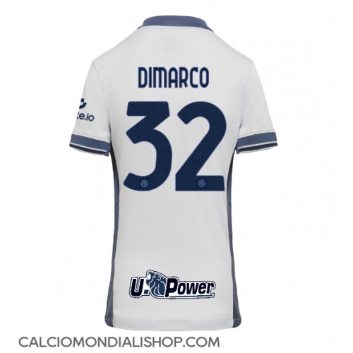 Maglie da calcio Inter Milan Federico Dimarco #32 Seconda Maglia Femminile 2024-25 Manica Corta